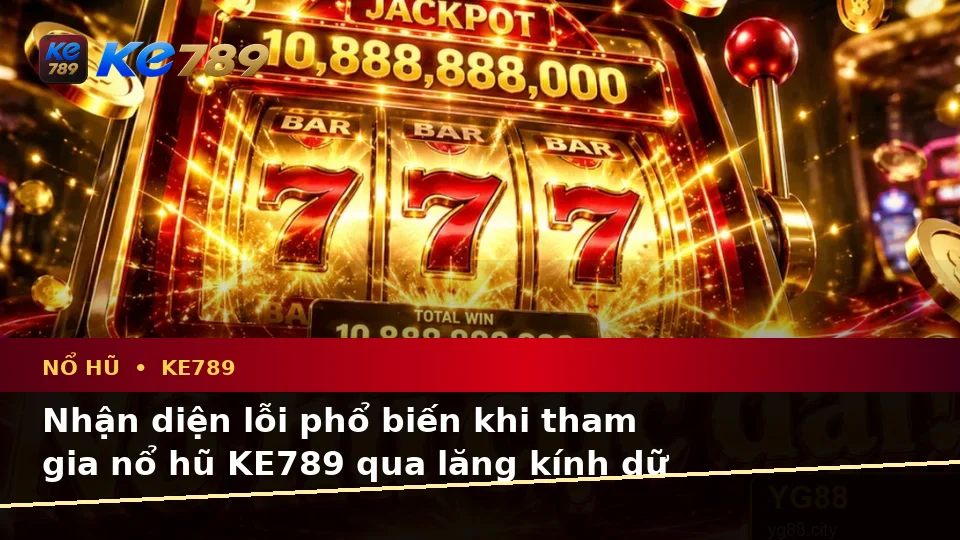 Nổ Hũ KE789 Tại ke789pg.bet: Nhận Diện Lỗi Phổ Biến Và Xử Lý Có Trách Nhiệm Qua Dữ Liệu Slot, Jackpot