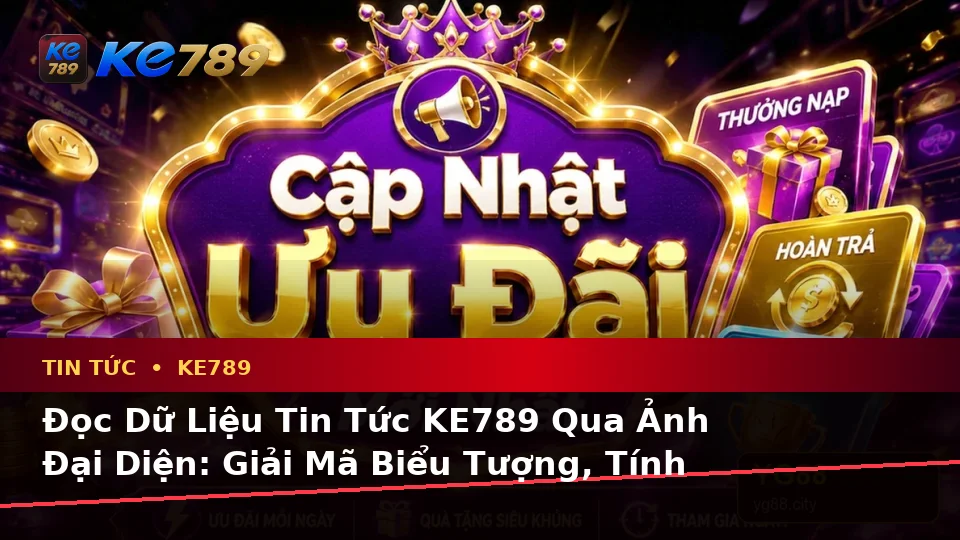 Đọc Dữ Liệu Tin Tức KE789 Qua Ảnh Đại Diện: Giải Mã Biểu Tượng, Tính Năng Và Quy Trình Khuyến Mãi Tại ke789pg.bet