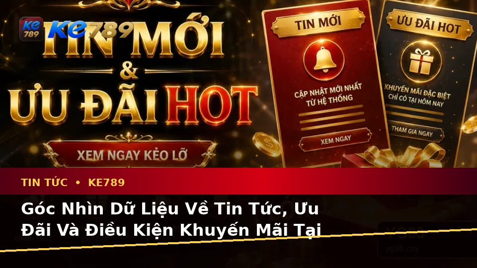 Góc Nhìn Dữ Liệu Về Tin Tức, Ưu Đãi Và Điều Kiện Khuyến Mãi Tại KE789 Trên ke789pg.bet