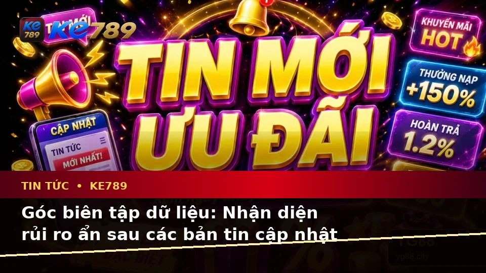 Tin Tức KE789 Qua Góc Nhìn Dữ Liệu: Phân Tích Rủi Ro Và Giới Hạn Ngân Sách Khi Đọc Khuyến Mãi Tại ke789pg.bet