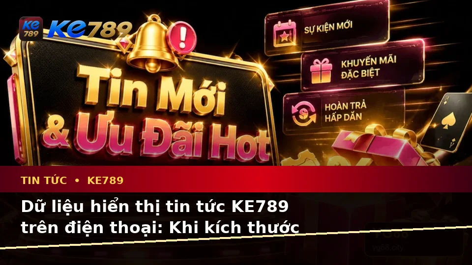 Tin Tức KE789: Đánh Giá Trải Nghiệm Ưu Đãi Trên Điện Thoại Qua Góc Nhìn Dữ Liệu Tại ke789pg.bet