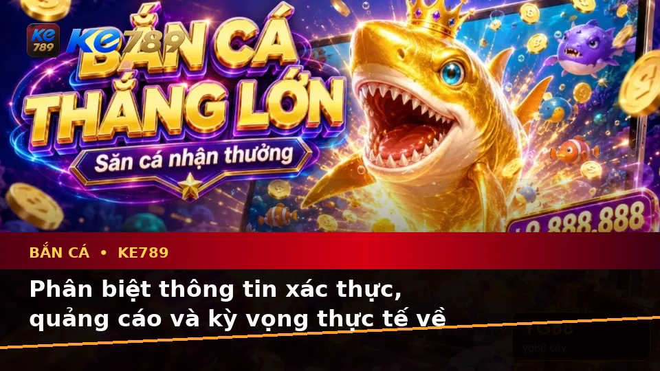 Bắn Cá KE789 Tại ke789pg.bet: Phân Biệt Thông Tin Xác Thực, Quảng Cáo Và Kỳ Vọng Thực Tế Qua Góc Nhìn Dữ Liệu