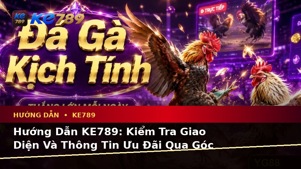 Hướng Dẫn KE789: Kiểm Tra Giao Diện Và Thông Tin Ưu Đãi Qua Góc Nhìn Dữ Liệu Tại ke789pg.bet
